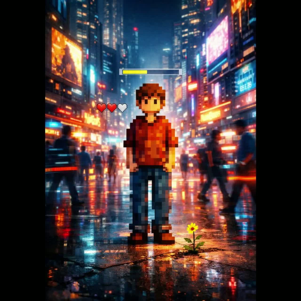 8 Bit Kid In a Giga Bit World artwork